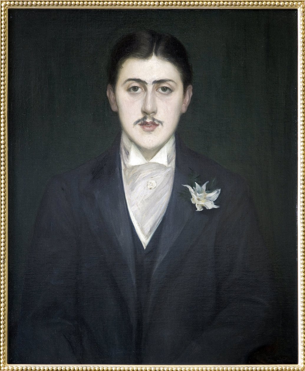 Portræt af Marcel Proust (olie på lærred) af Jacques Emile Blanche