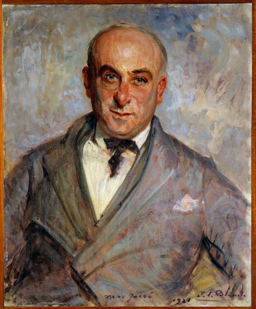 Portræt af Max Jacob (1876-1944) Fransk digter Maleri af Jacques Emile (Jacques-Emile) Blanche (1861-1942) af Jacques Emile Blanche
