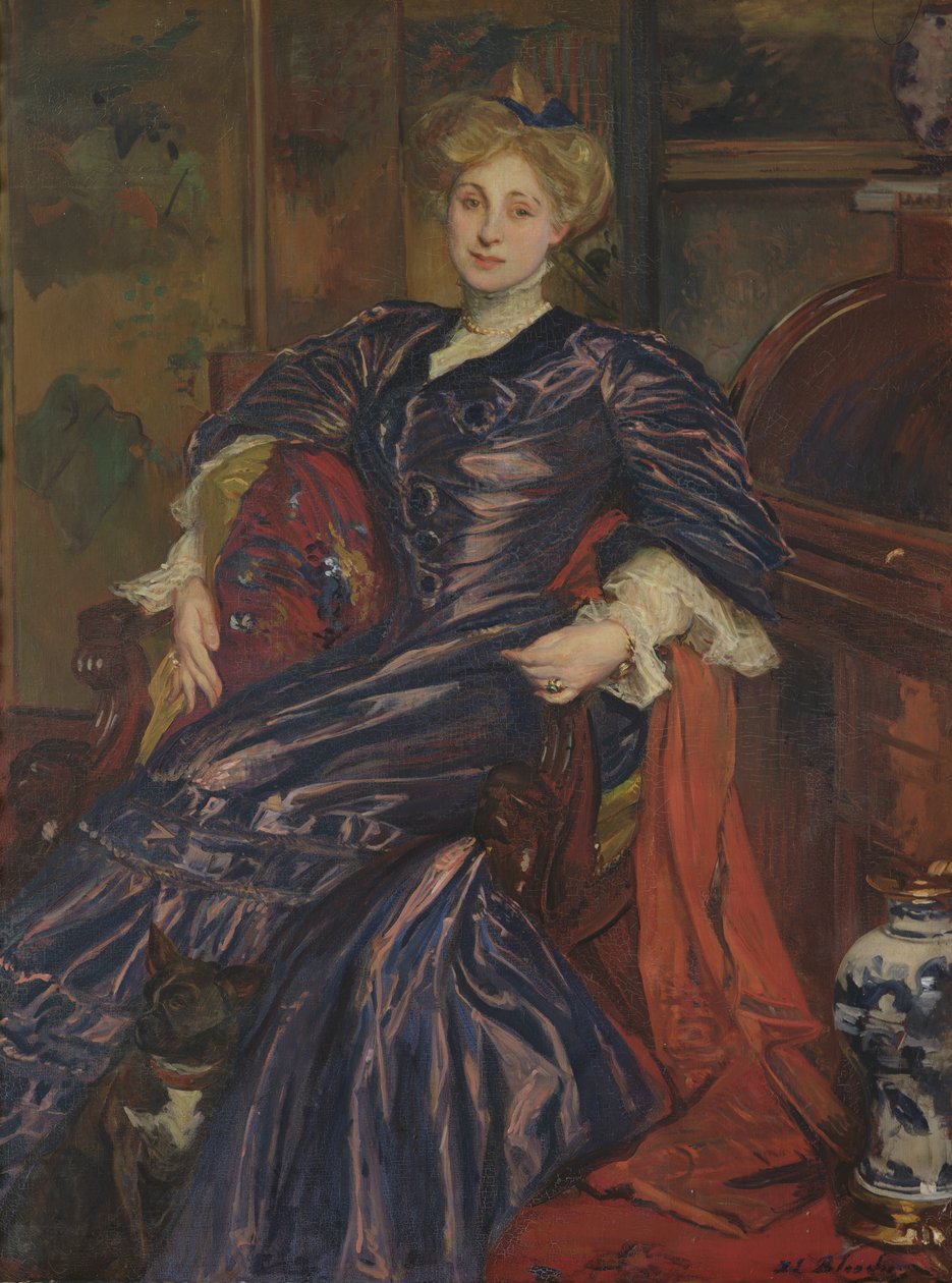 Portræt af fru Emily Montgomery-Lang, 1911 af Jacques Emile Blanche