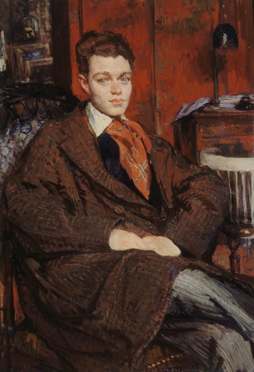 Portræt af René Crevel 1900-1935, 1928. af Jacques Emile Blanche