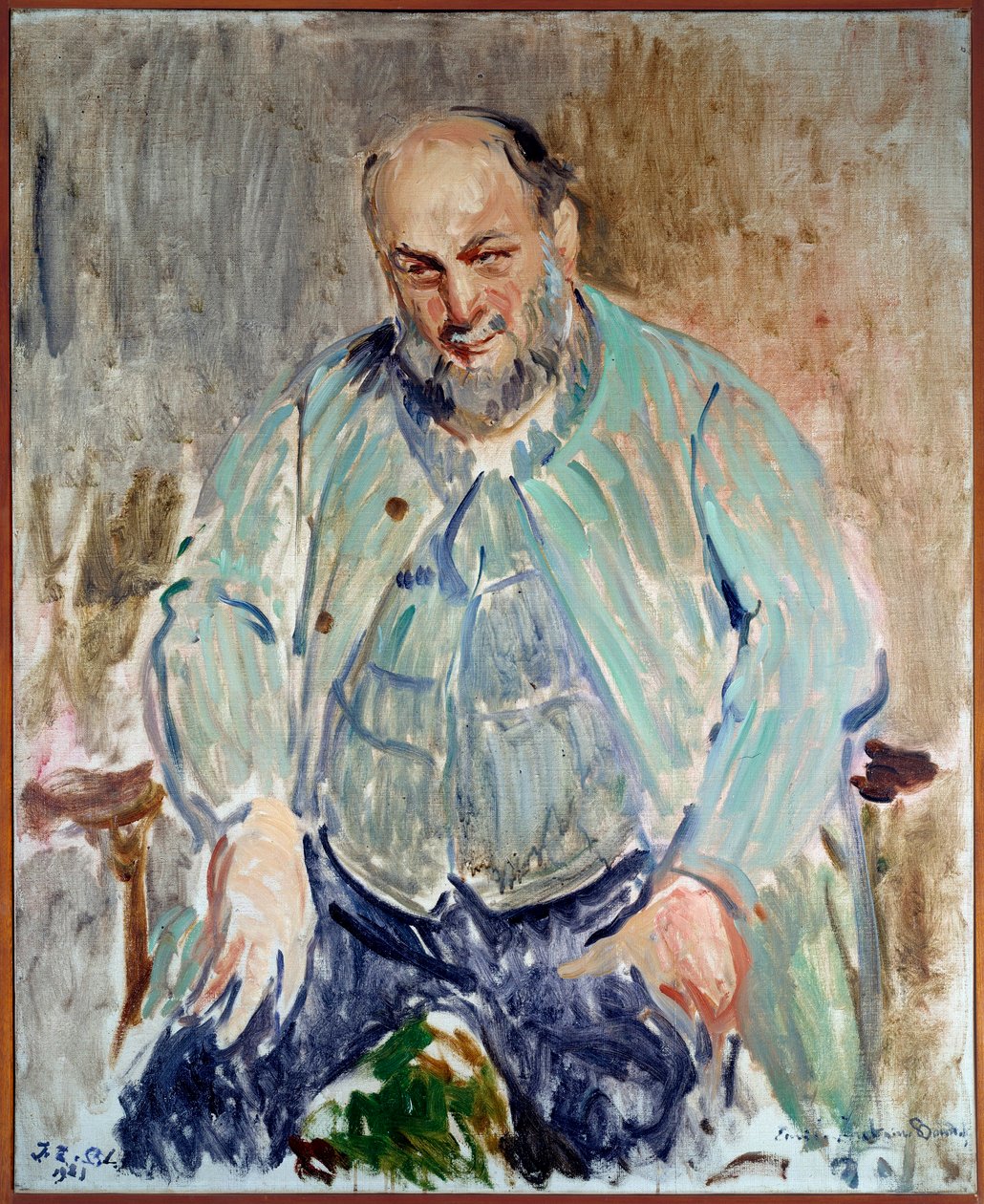 Portræt af den franske billedhugger Antoine Bourdelle (1861-1929) Maleri af Jacques Emile (Jacques-Emile) Blanche (1861-1942) af Jacques Emile Blanche