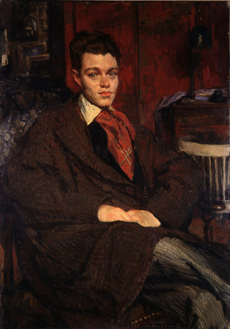 Rene Crevel af Jacques Emile (Jacques-Emile) Blanche (1861 - 1942). af Jacques Emile Blanche