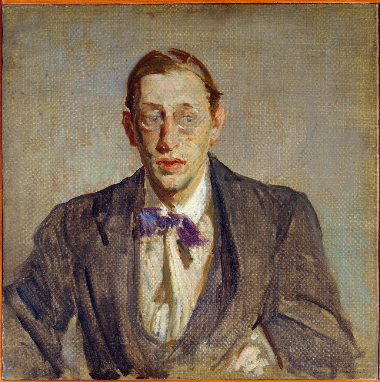 Studie til portræt af komponisten af Igor Stravinsky af Jacques Emile Blanche