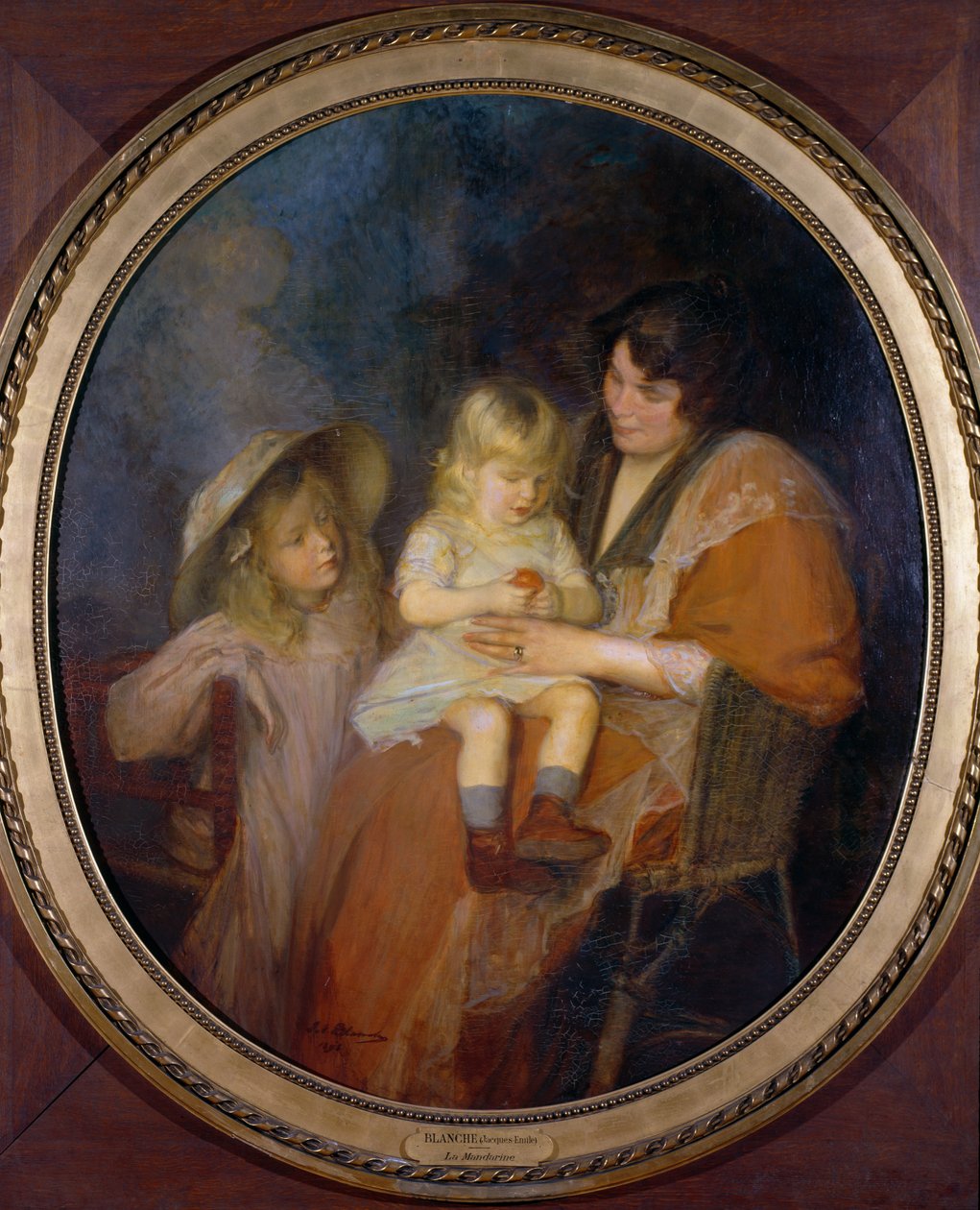 Mandarinen eller, Madame Thawlow og hendes børn af Jacques Emile Blanche