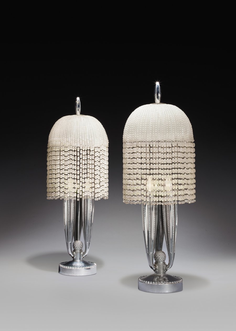 Par bordlamper, ca. 1925 af Jacques Emile Ruhlmann