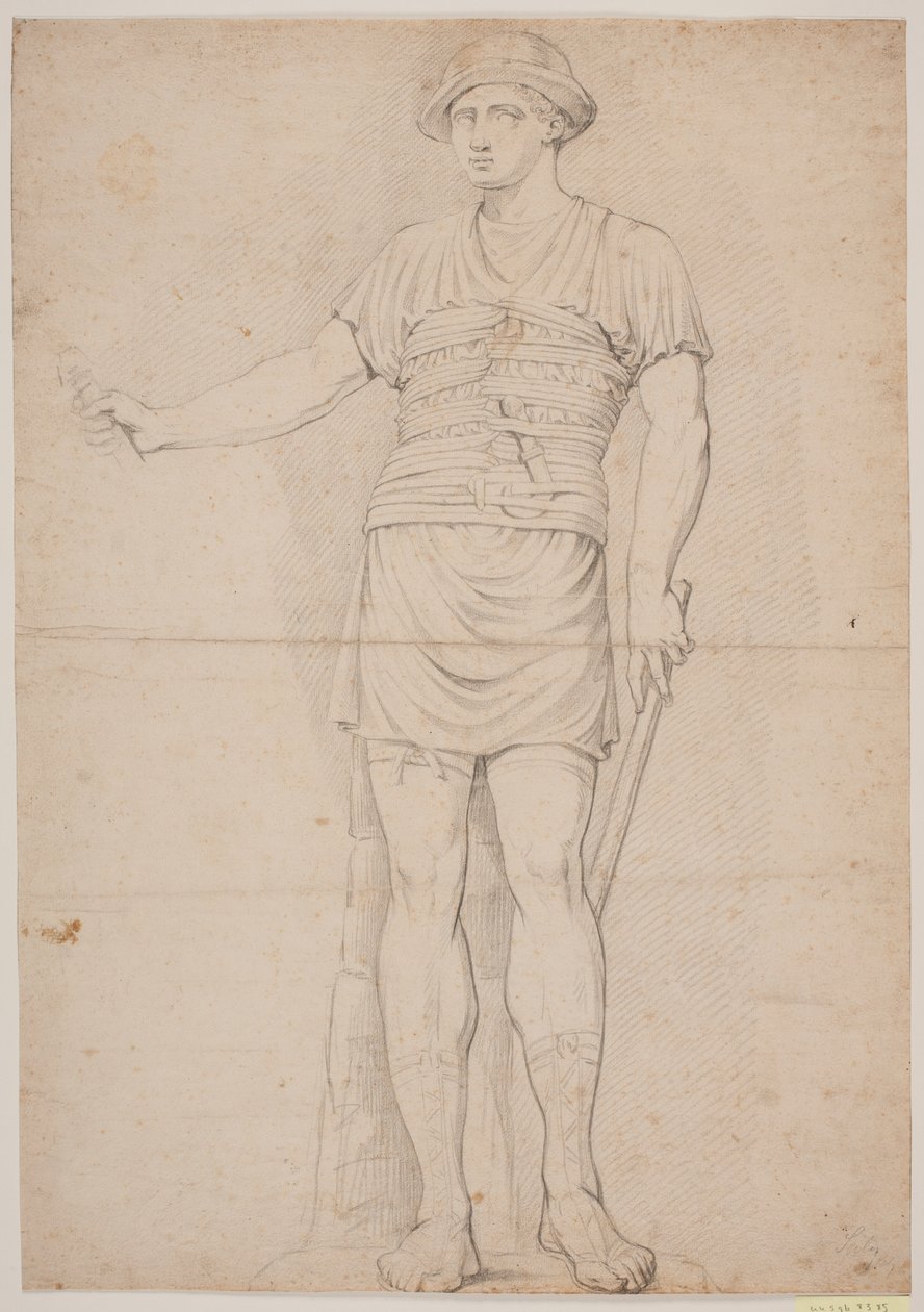 Stående kriger af Jacques Francois Joseph Saly