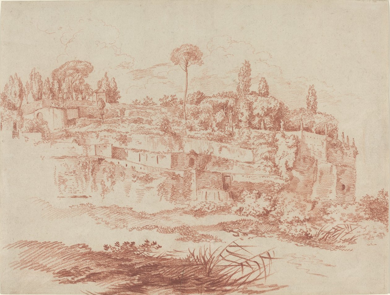 Villa Matteis haver af Jacques François Amand