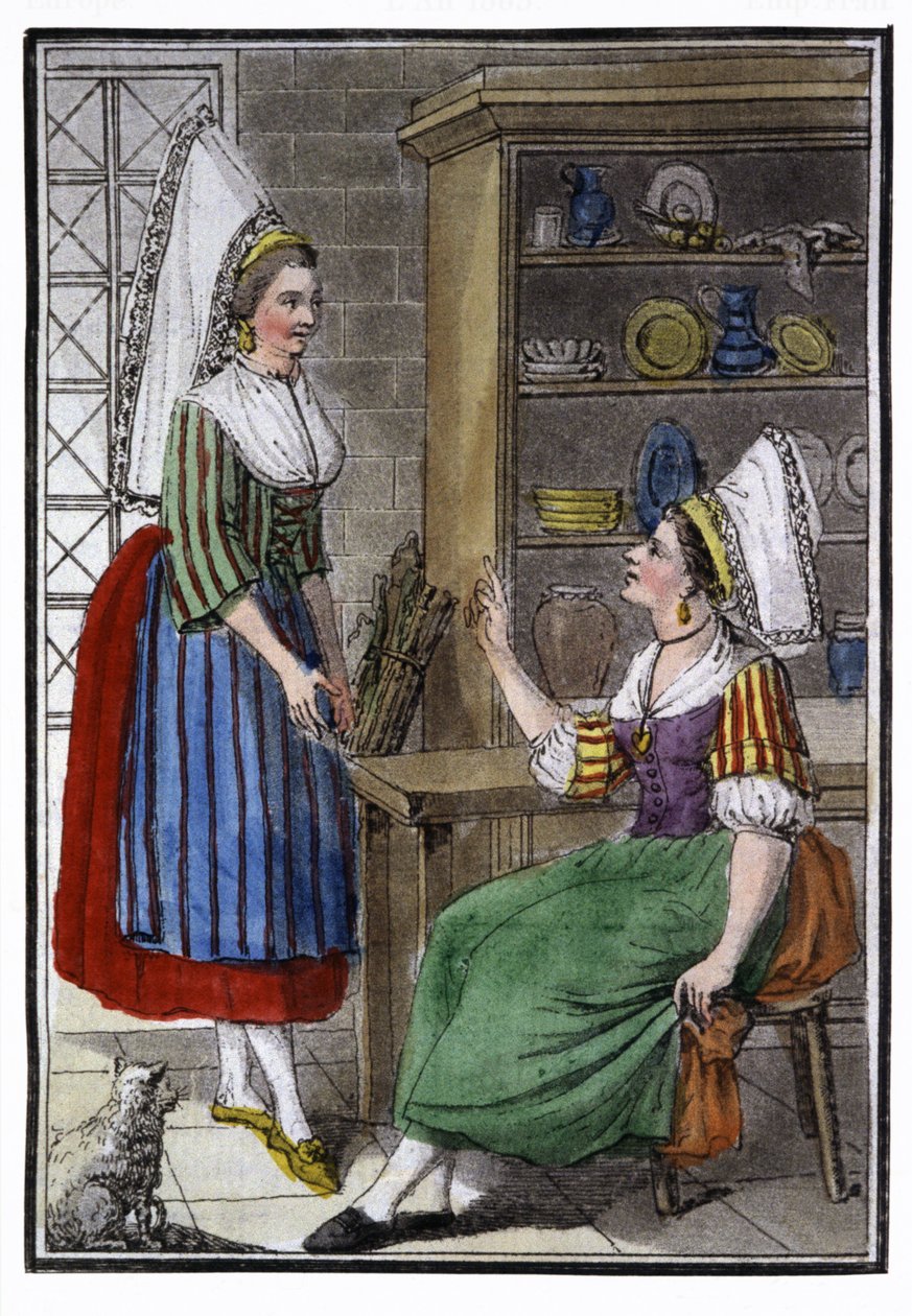 Bondekvinder i Normandie af Jacques Grasset de Saint Sauveur