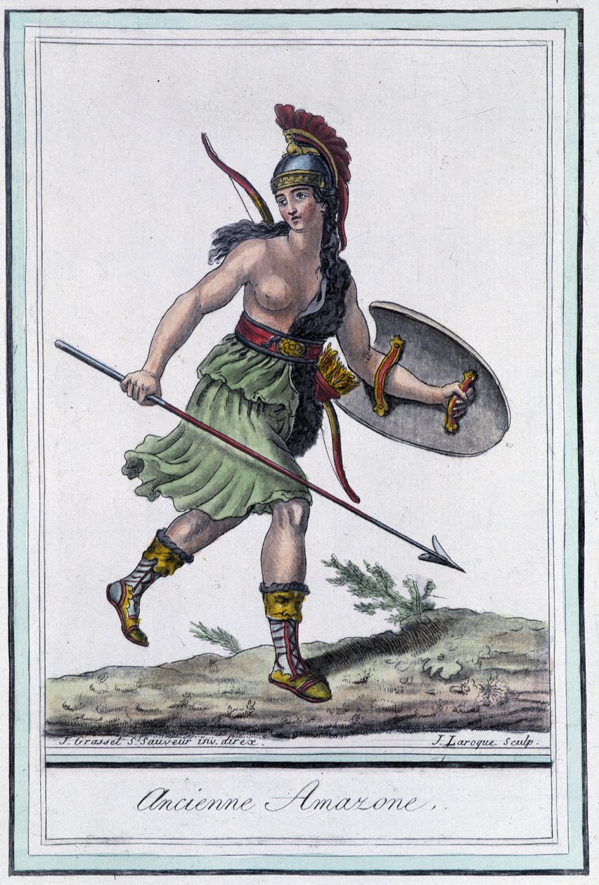 Old Amazon - i "" Encyclopedia of Travels"" af Grasset St Sauveur, red. 1796 af Jacques Grasset de Saint Sauveur