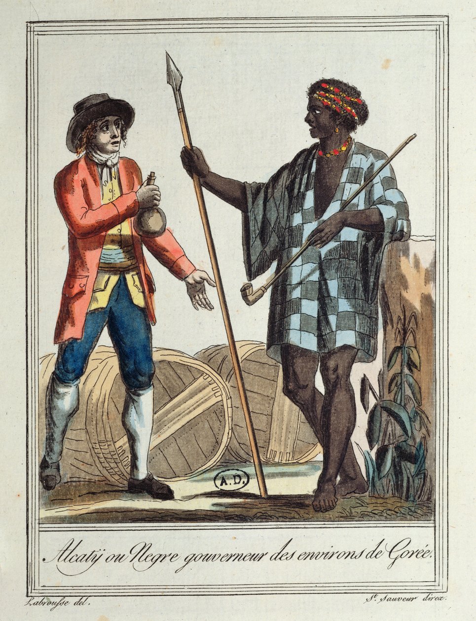 Sort guvernør i Gorée-distriktet, 1796 af Jacques Grasset de Saint Sauveur