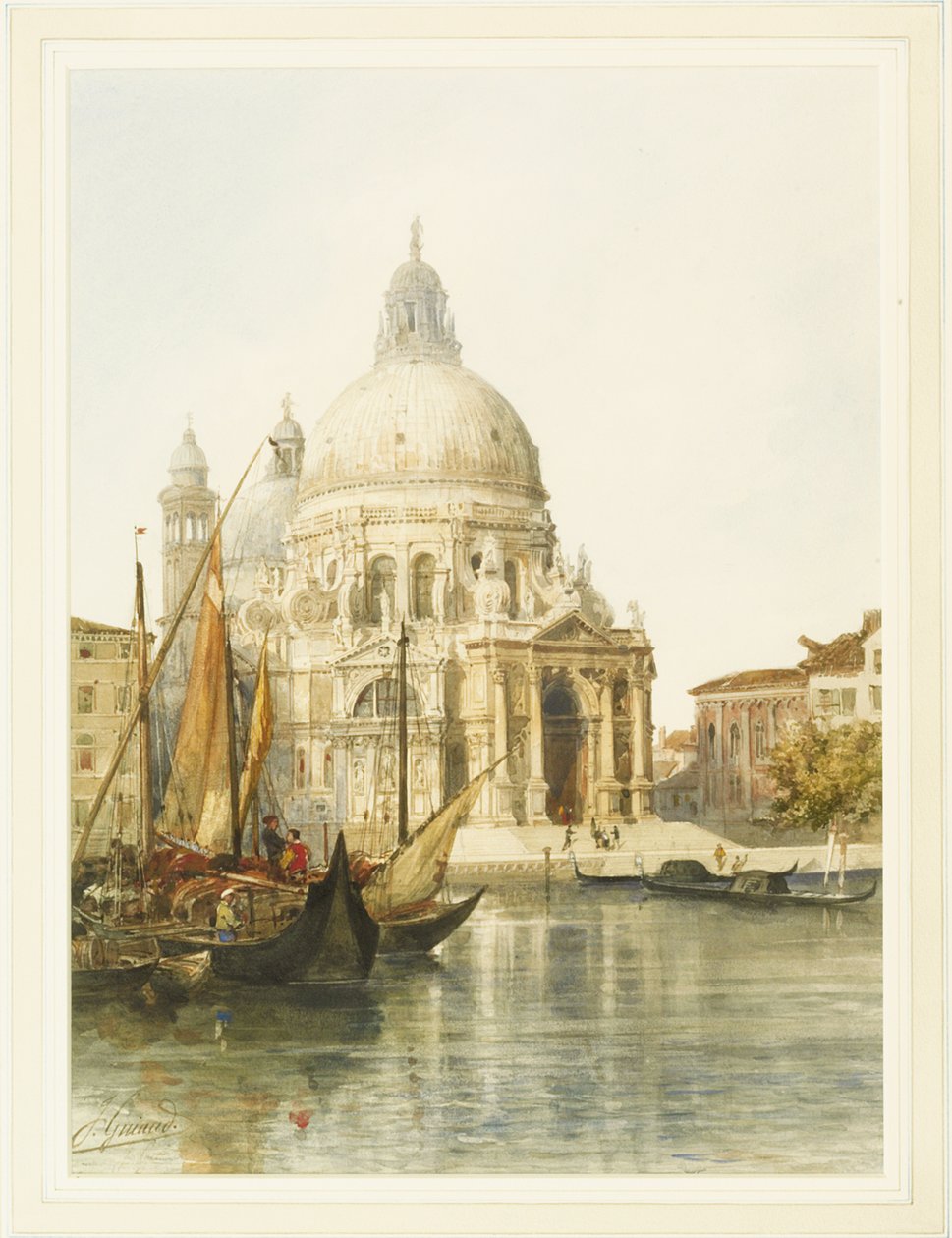 Santa Maria della Salute, Venedig af Jacques Guiaud