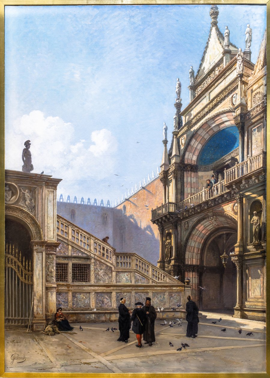 Kæmpetrappen i Venedig af Jacques Guiaud