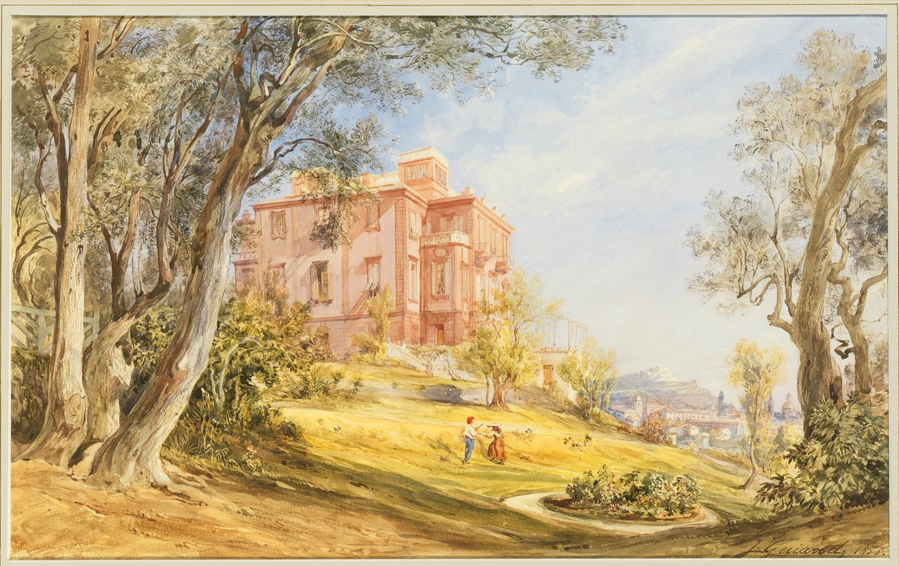 Villa Madama, Rom, 1855 af Jacques Guiaud