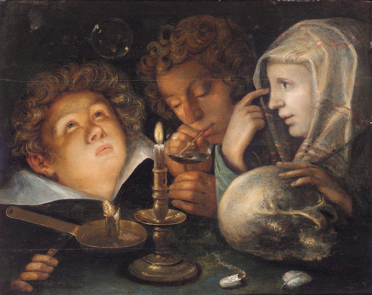 En forfængelighedsallegori, Man Boss af Jacques II de Gheyn
