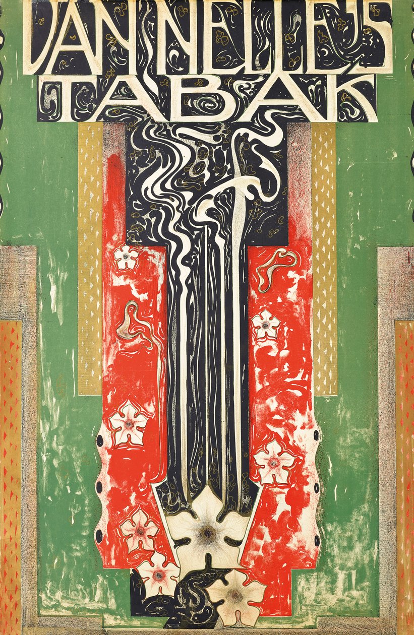Plakat, der reklamerer for Van Nelle