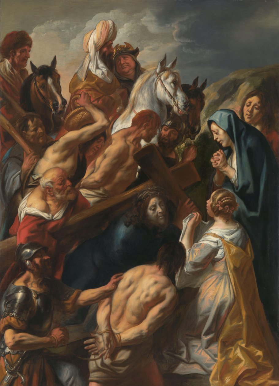 Kristus på vej til Golgata af Jacques Jordaens