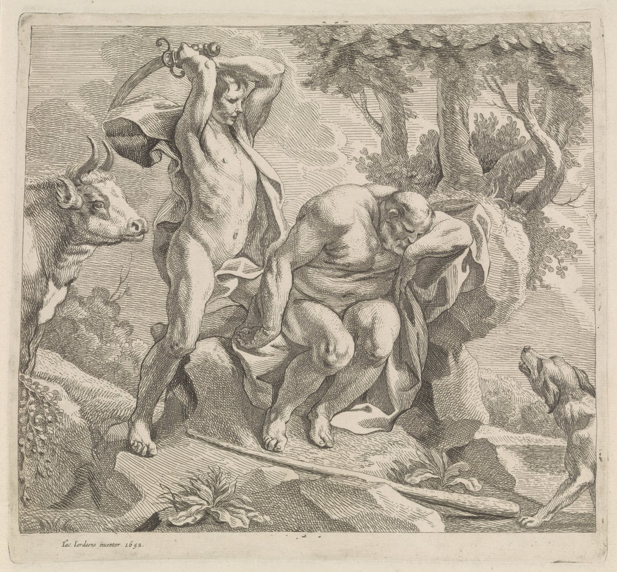 Mercury en Argus af Jacques Jordaens