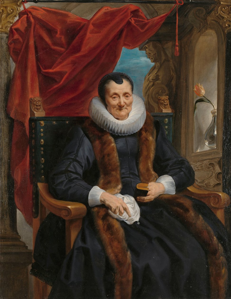 Portræt af Magdalena de Cuyper Portræt af Magdalena de Cuyper, mor til Rogier Le Witer af Jacques Jordaens