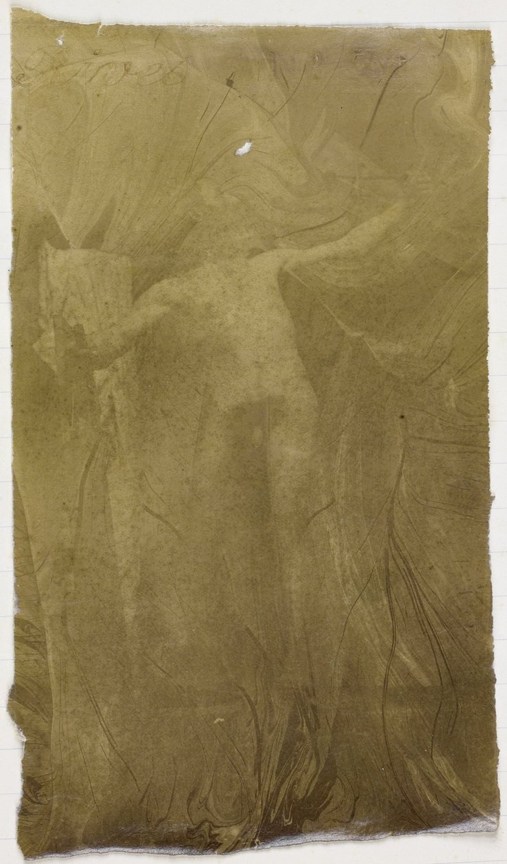 Studie af en mandlig nøgenmodel, stående frontalt, i Jacques de Lalaings studie af Jacques Lalaing (attributed to)