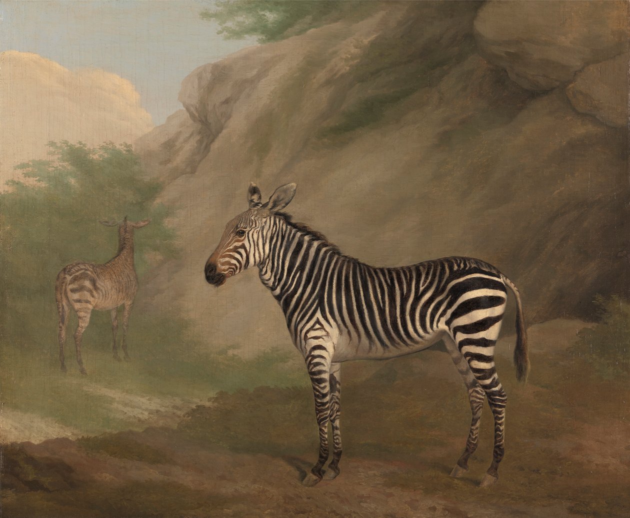 Zebra af Jacques Laurent Agasse