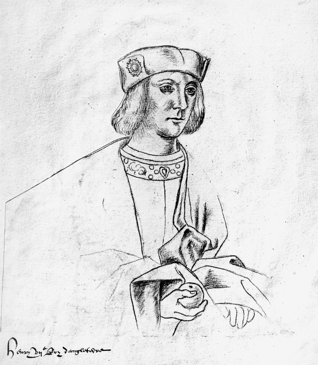 Ms.266 fol.10 Henry VII (1457-1509) konge af England (1485-1509), fra 