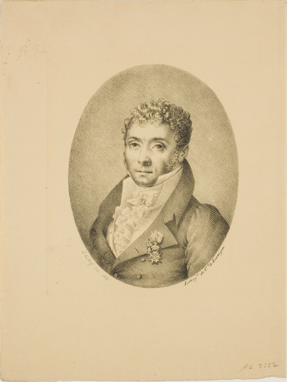 Portræt af en mand af Jacques Louis Constant Le Cerf