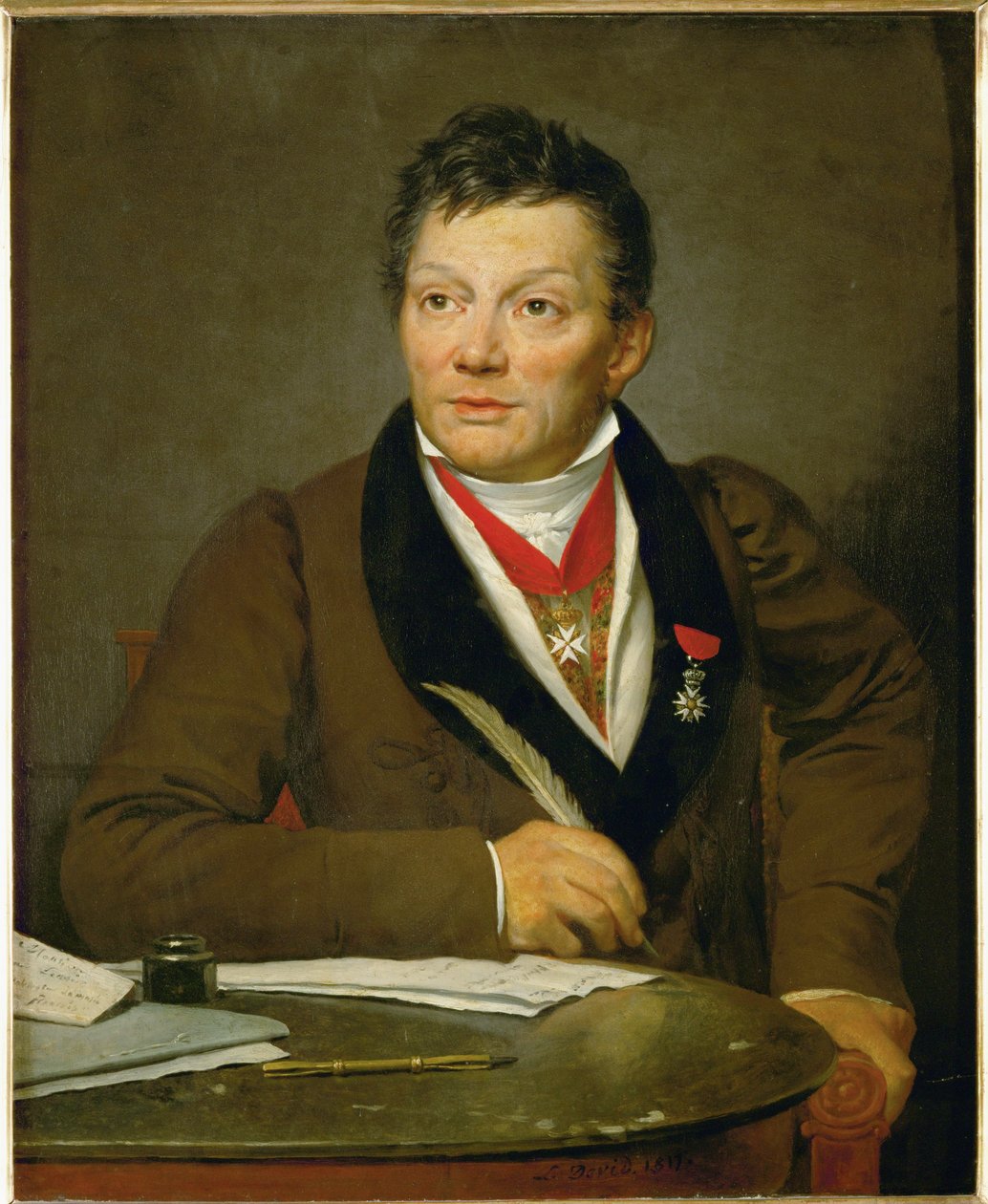 Alexandre Lenoir, grundlægger af Musee des Monuments Francais ... af Jacques Louis David