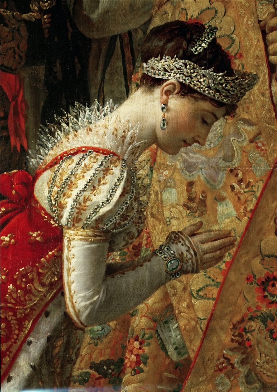 Kejserinde Joséphine Napoleons kroning, detalje af Jacques Louis David
