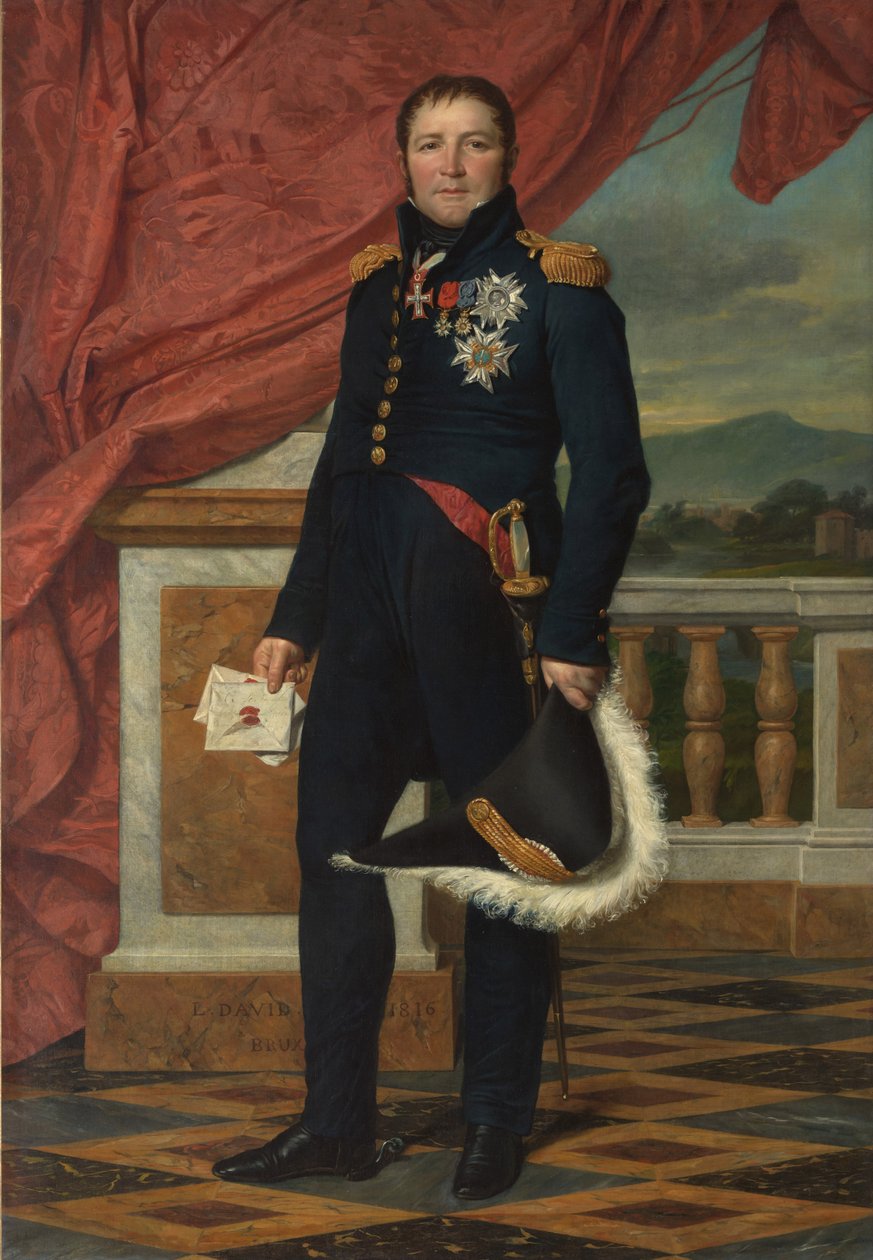 General Etienne-Maurice Gerard af Jacques Louis David