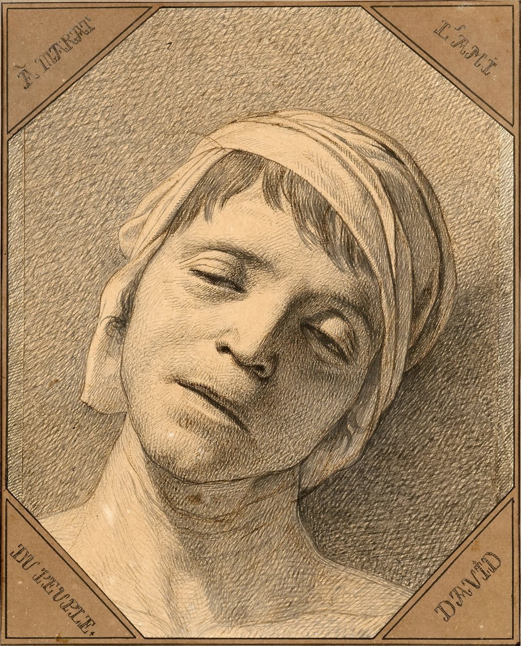Jean Paul Marat af Jacques Louis David