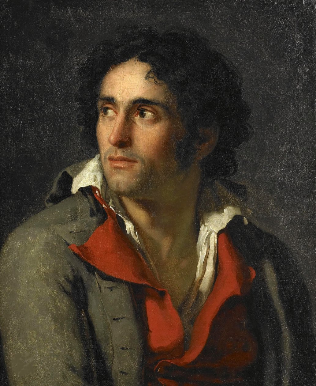 Fangevogteren, ca 1794. af Jacques Louis David