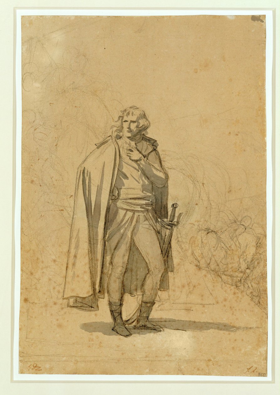 Le General Bonaparte debout ... af Jacques Louis David