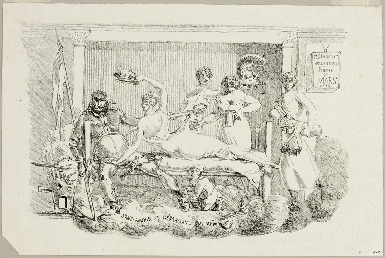 Kærlighedsløs afvæbne sig selv af Jacques Louis David