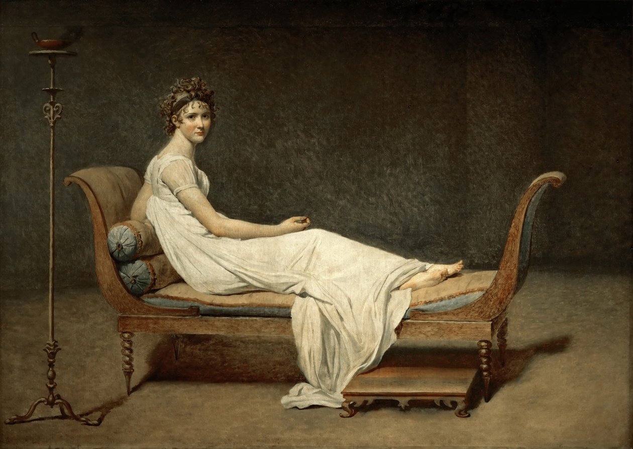 Madame Récamier, født Julie Bernard 1777-1849 af Jacques Louis David