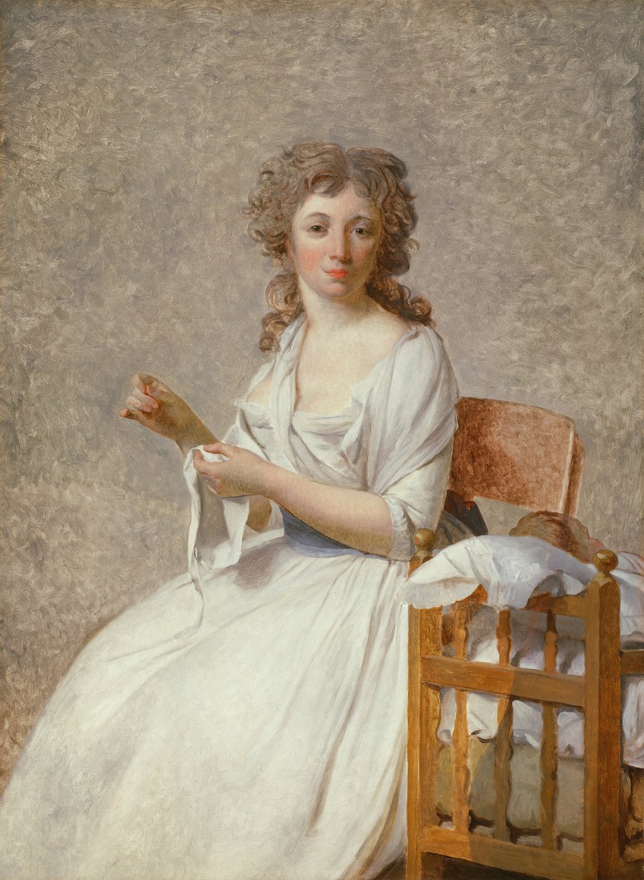 Madame de Pastoret og hendes søn, 179192. af Jacques Louis David