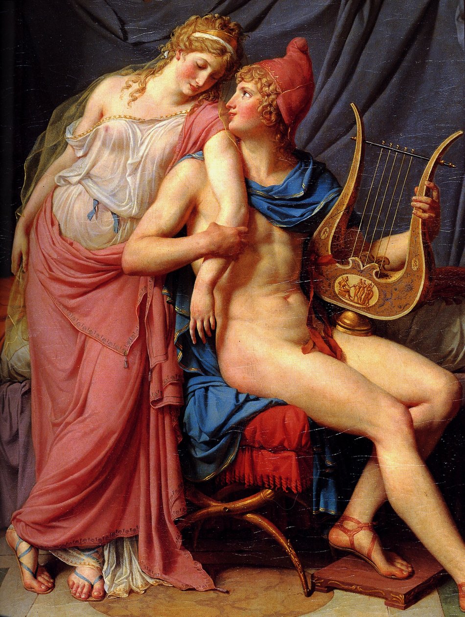 Paris og Helen af Jacques Louis David