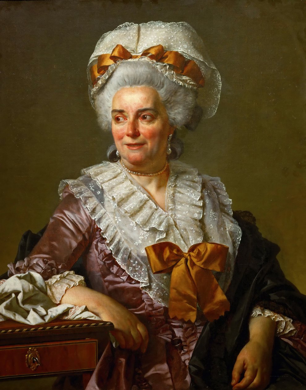 Portræt af Geneviève Jacqueline Pécoul af Jacques Louis David