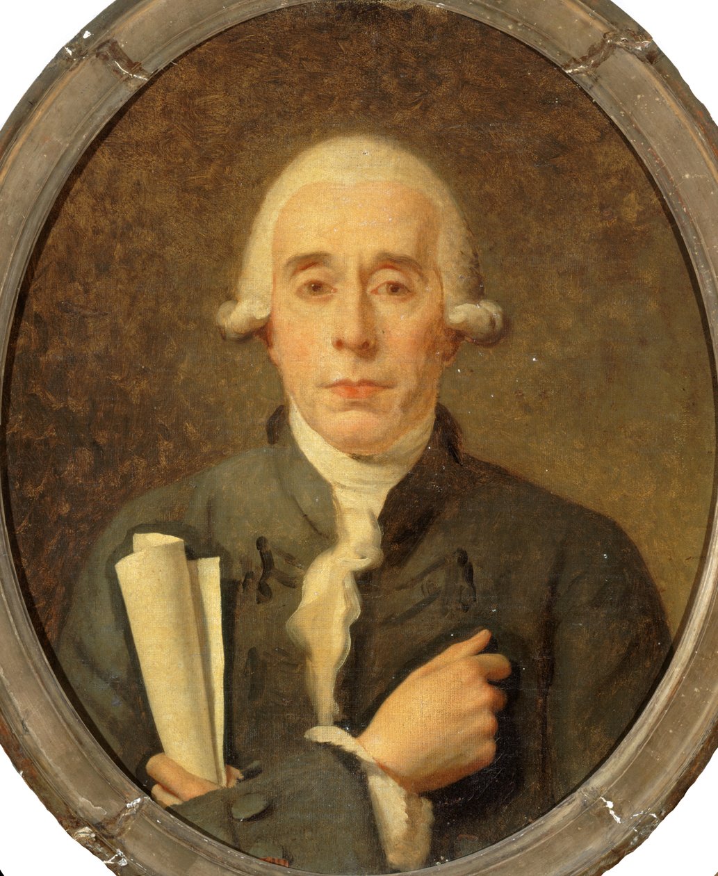 Portræt af Jean Sylvain Bailly 1736-1793, ca. 1790. af Jacques Louis David