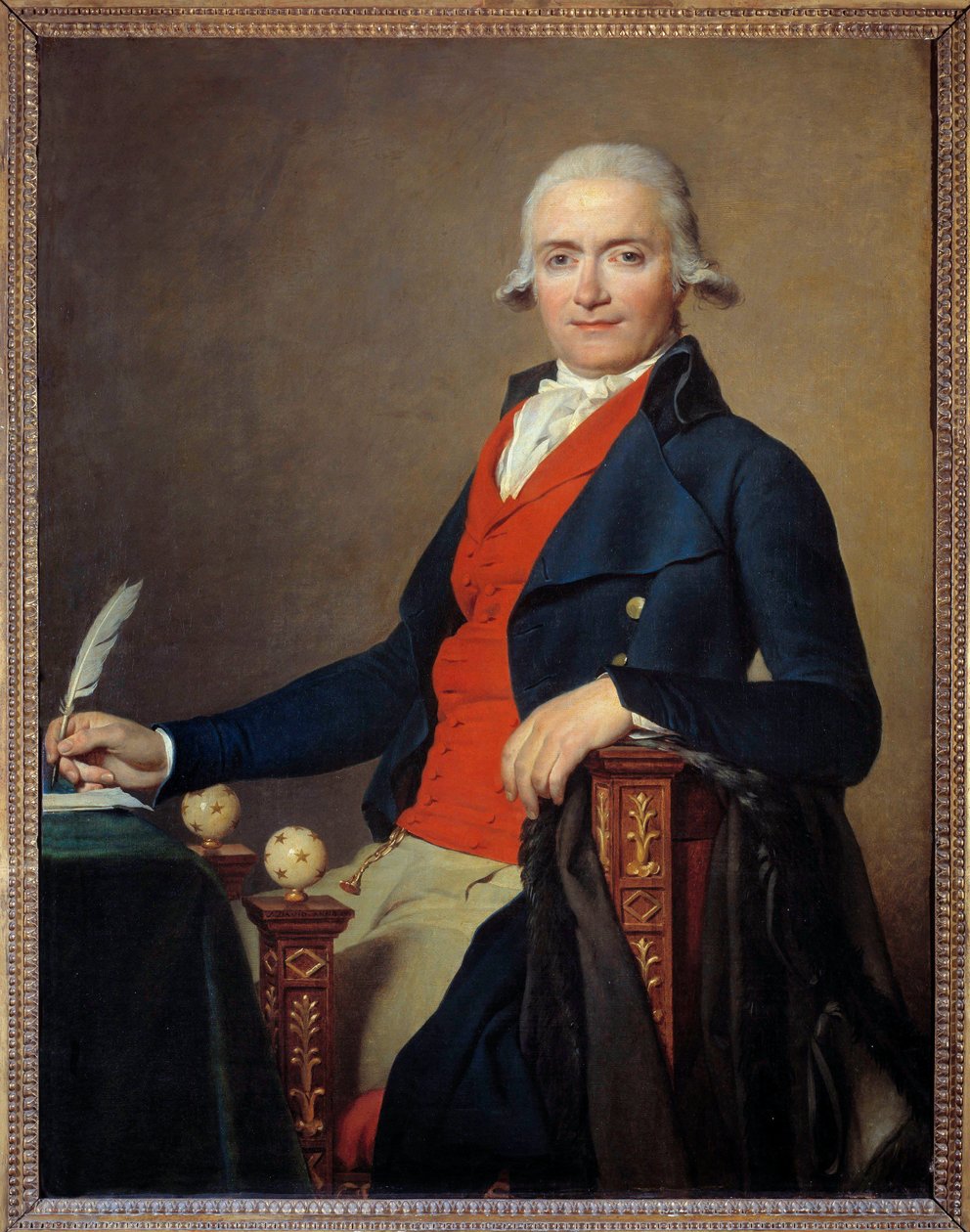 Portræt af minister Gaspard meyer (1749-1799) Maleri af Jacques Louis David (1748-1825) 1795 af Jacques Louis David