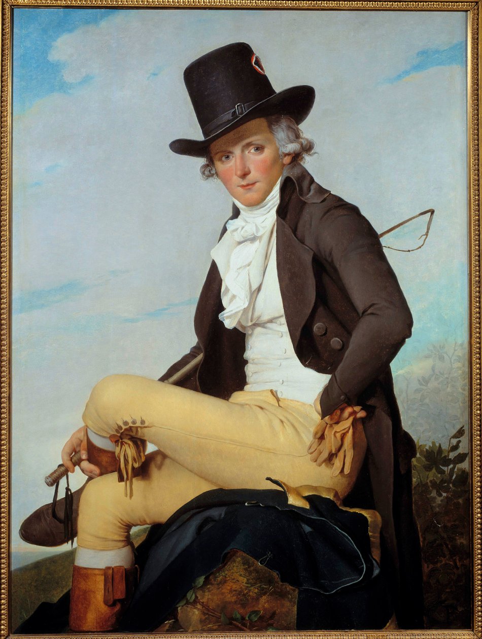 Portræt af Pierre Seriziat (1757-1847) smuk bror til kunstneren Maleri af Jacques Louis David (1748-1825) 1795, olie på træ, Dim. 1,29x0,95 m - Portræt af Pierre Seriziat (1757-1847), kunstnerens svoger. Maleri af Jacques Louis David ( af Jacques Louis David