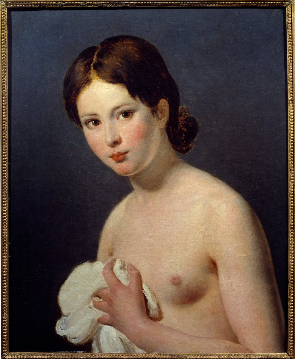 Portræt af en ung pige. Maleri af Jacques Louis David (1748-1825) af Jacques Louis David