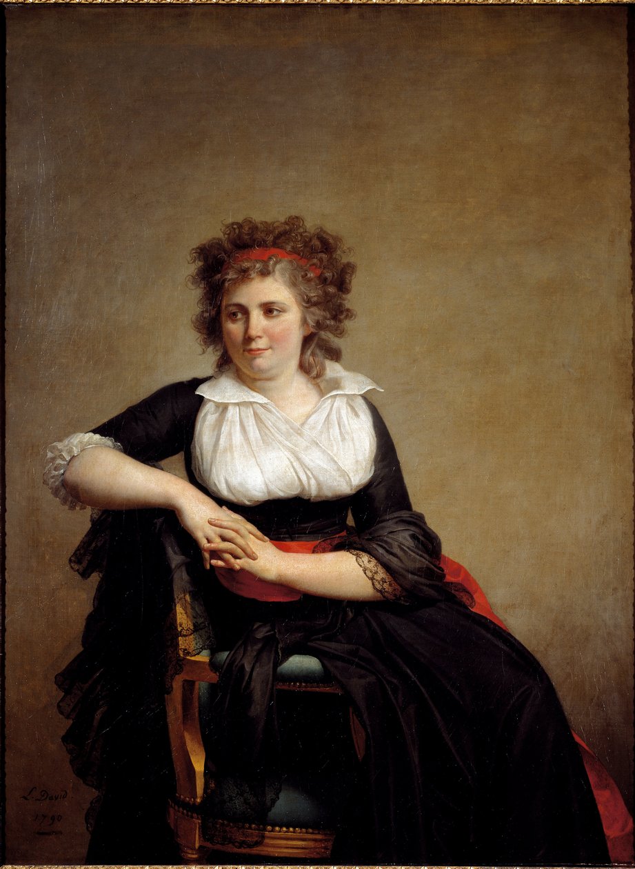 Portræt af Jeanne Robertine Rilliet Marquise d