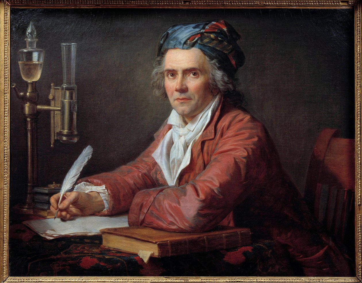 Portræt af lægen Alphonse Leroy af Jacques Louis David