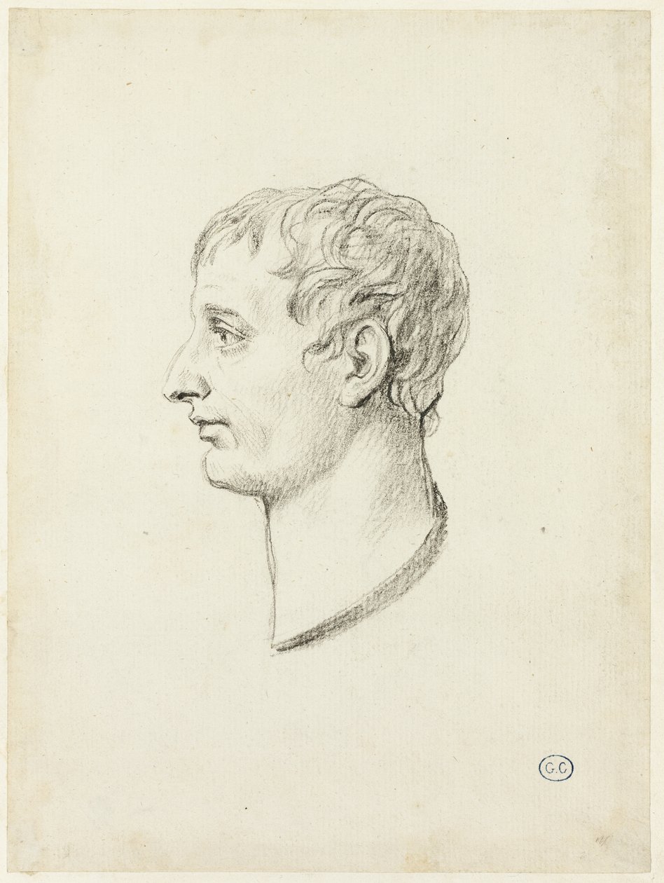 Profil af Napoleon af Jacques Louis David