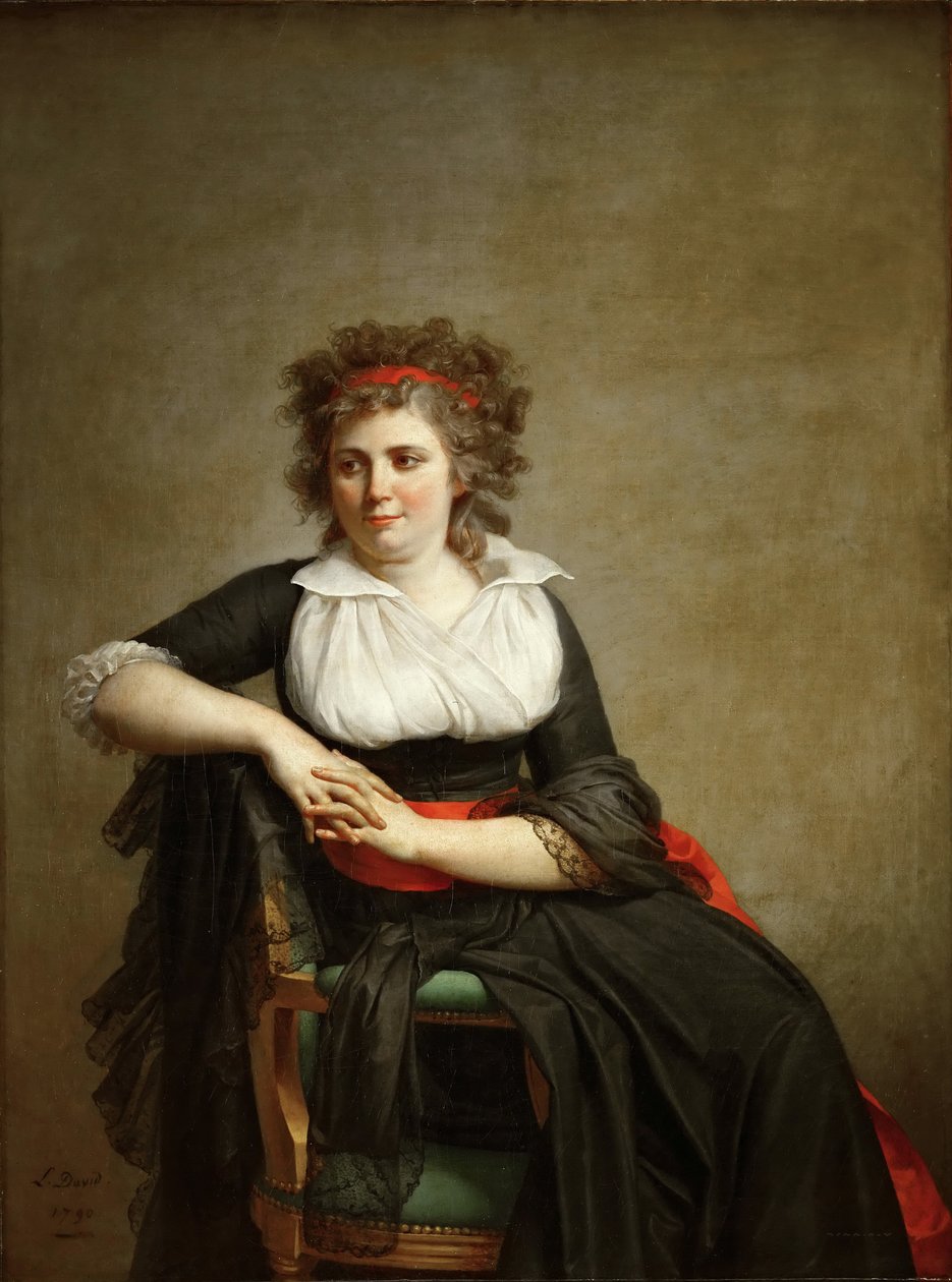 Robertine Tourteau, Marquise dOrvilliers 1772-1862 af Jacques Louis David