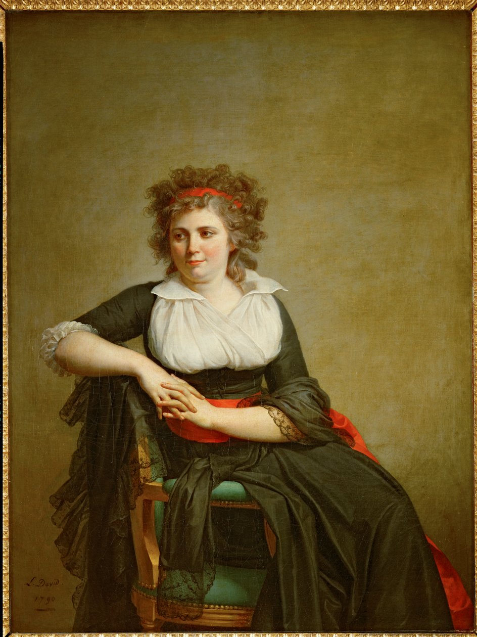Robertine Tourteau, markisinde af Orvilliers ... af Jacques Louis David