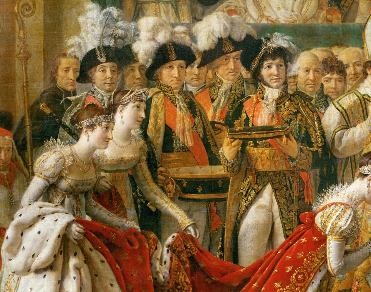 Kroningen af Napoleon i Notre-Dame ... af Jacques Louis David