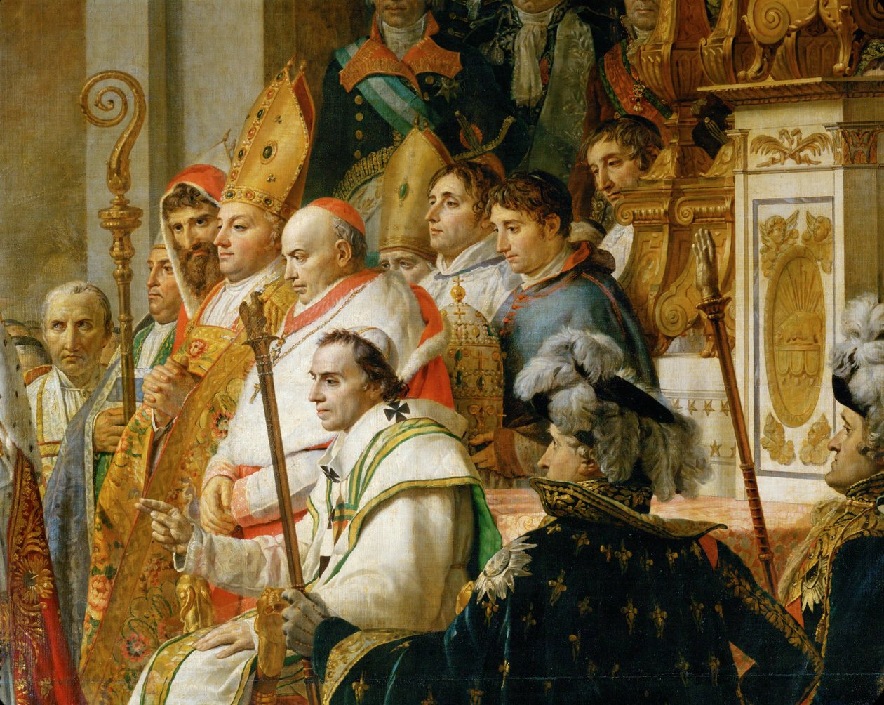 Kroningen af Napoleon i Notre-Dame ... af Jacques Louis David