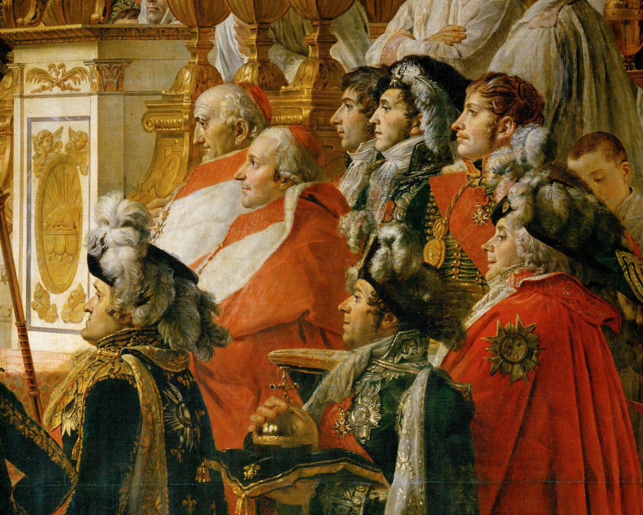 Kroningen af Napoleon i Notre-Dame ... af Jacques Louis David