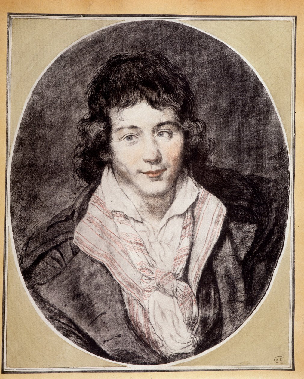 Selvportræt af Jacques-Louis David af Jacques Louis David
